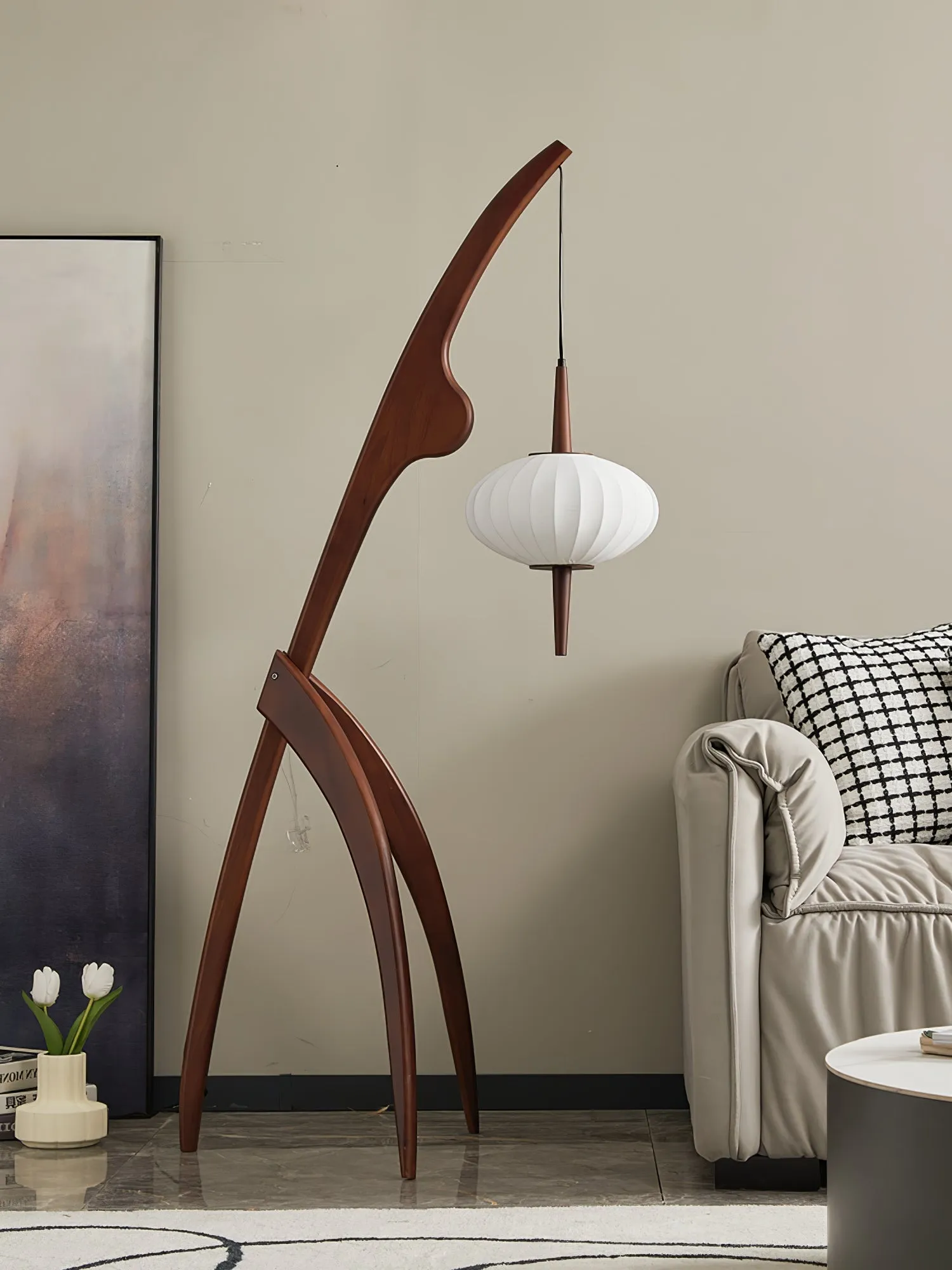 Mantis Wood Floor Lamp