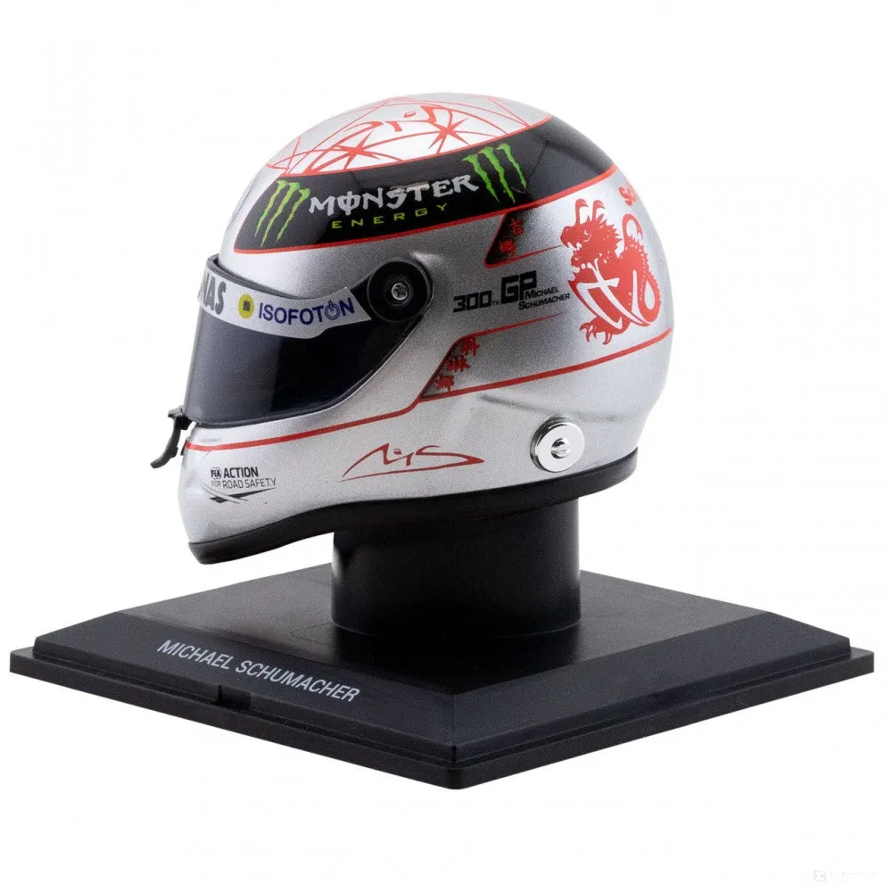 Michael Schumacher Platinum Helmet Spa 300th GP 2012 1:4