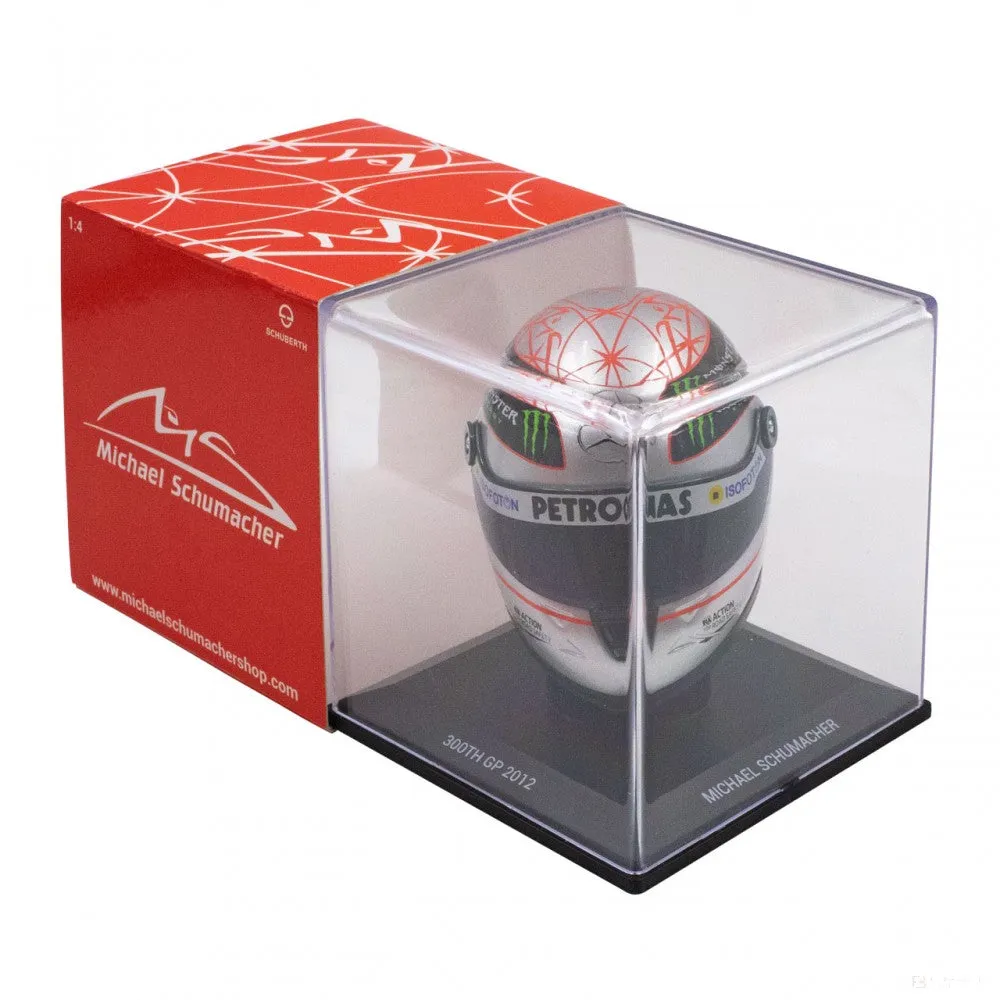 Michael Schumacher Platinum Helmet Spa 300th GP 2012 1:4