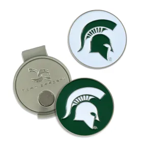 Michigan State Hat Clip and Golf Markers