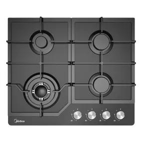 Midea Gas Cooktop Glass Hob 60cm Black