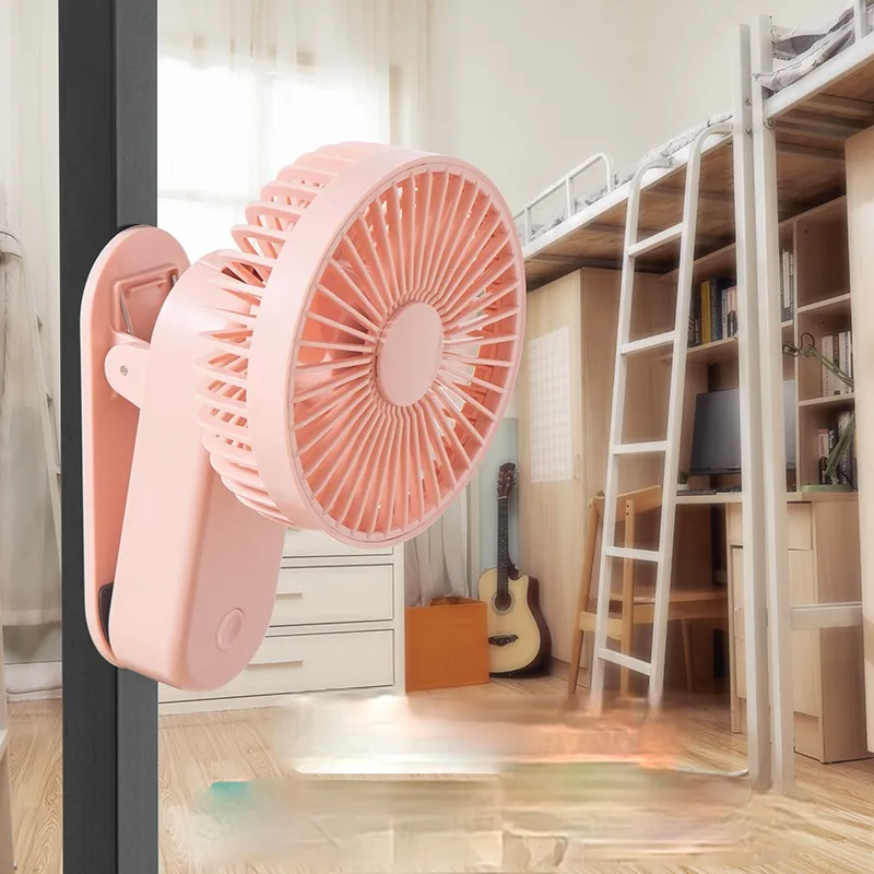 Mini fan hanging neck holding magnetic clip cold usb desktop air conditioning fan charging convenience