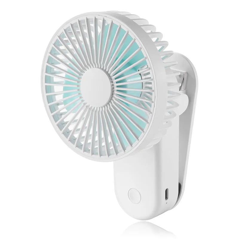 Mini fan hanging neck holding magnetic clip cold usb desktop air conditioning fan charging convenience