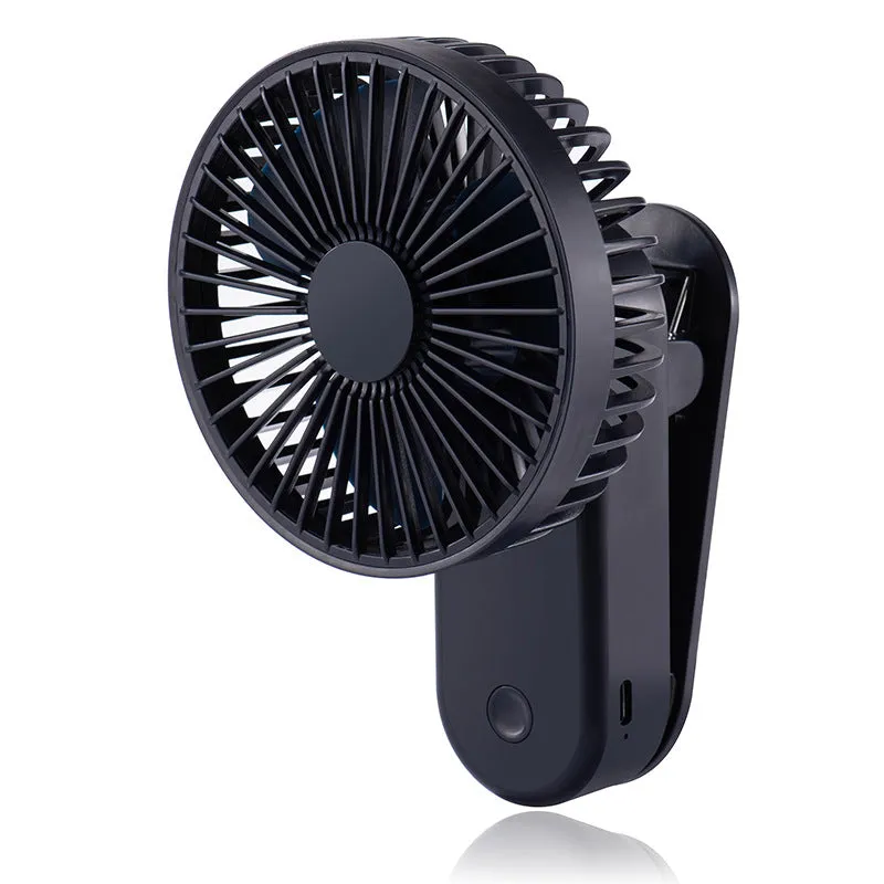 Mini fan hanging neck holding magnetic clip cold usb desktop air conditioning fan charging convenience