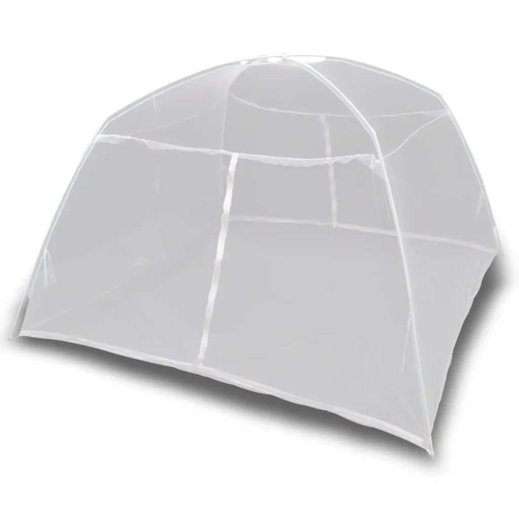 Mongolia Net Mosquito Net 2 Doors 200 x 150 x 145 cm White