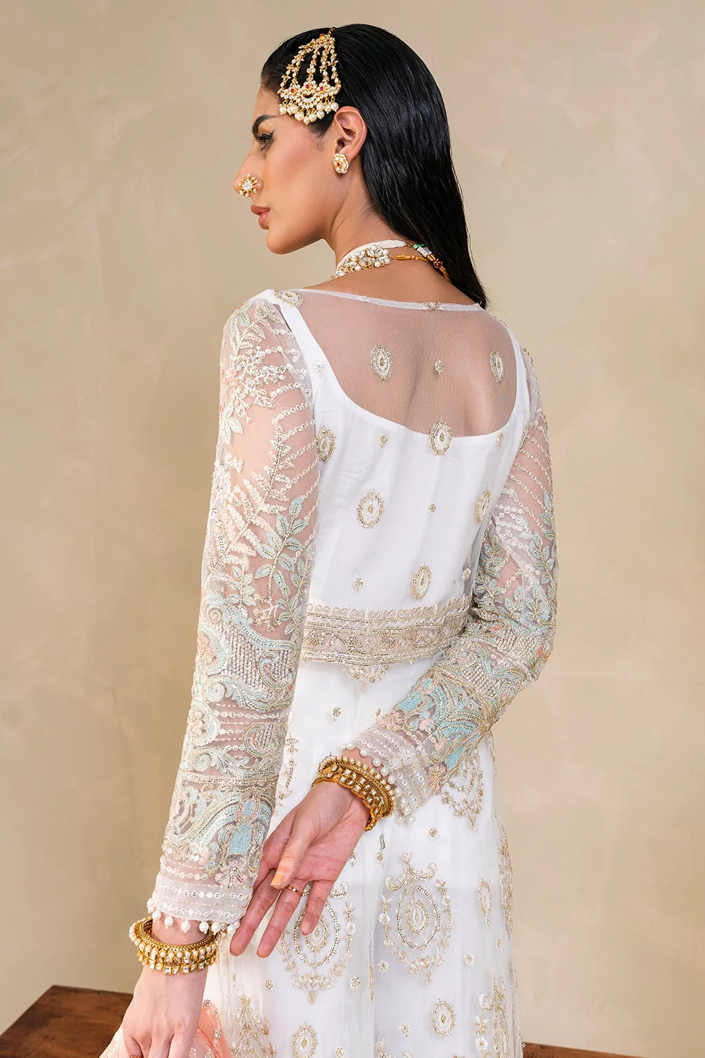 Muneefanaz Raha Luxury Formal Collection 2023 – Ivory