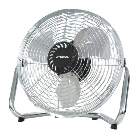 Optimus 9 in. Industrial Grade High Velocity Fan in Silver