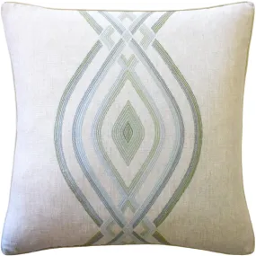 Ora Embroidery Mist Decorative Pillow Ryan Studio