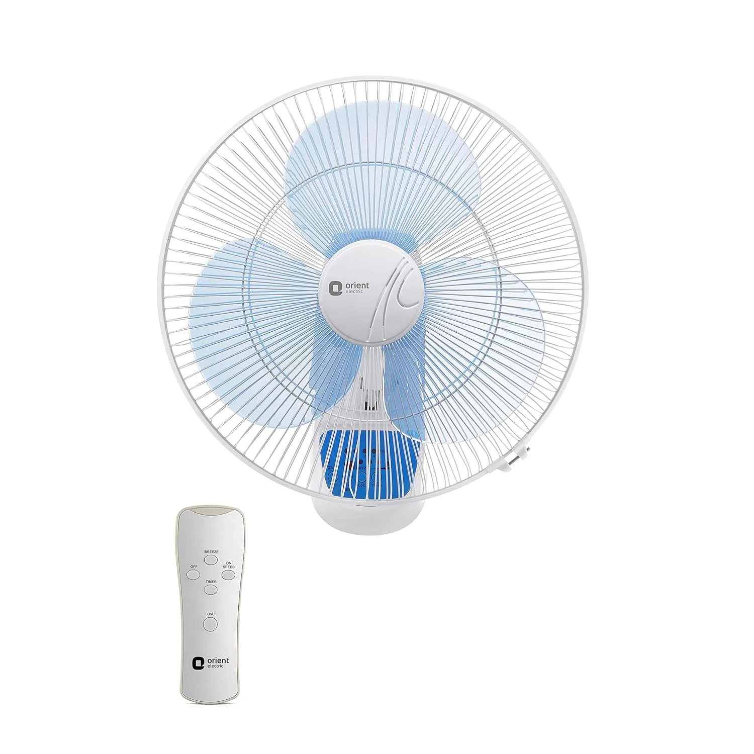 Orient Electric Wall-49: Remote Wall Fan | 1330 RPM Motor | Tilt & Oscillation | Remote Speed Control | 2-Year Warranty.