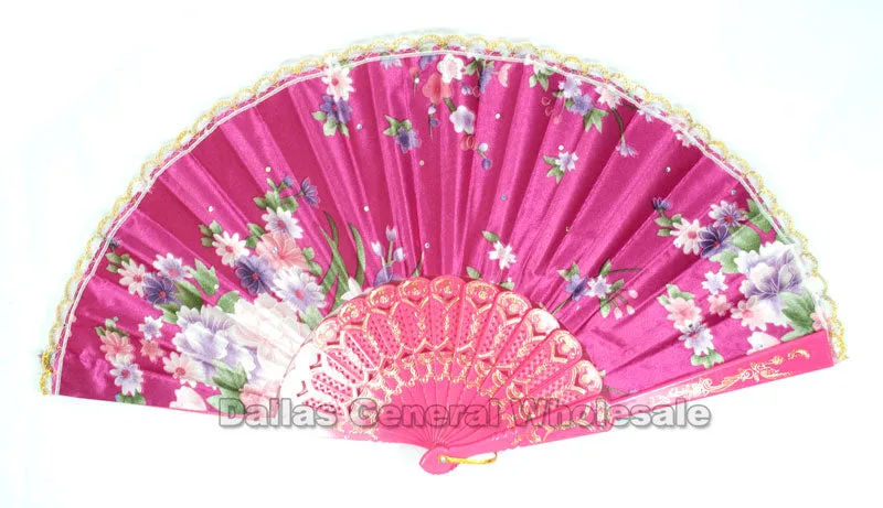 Oriental Hand Held Folding Fans Wholesale