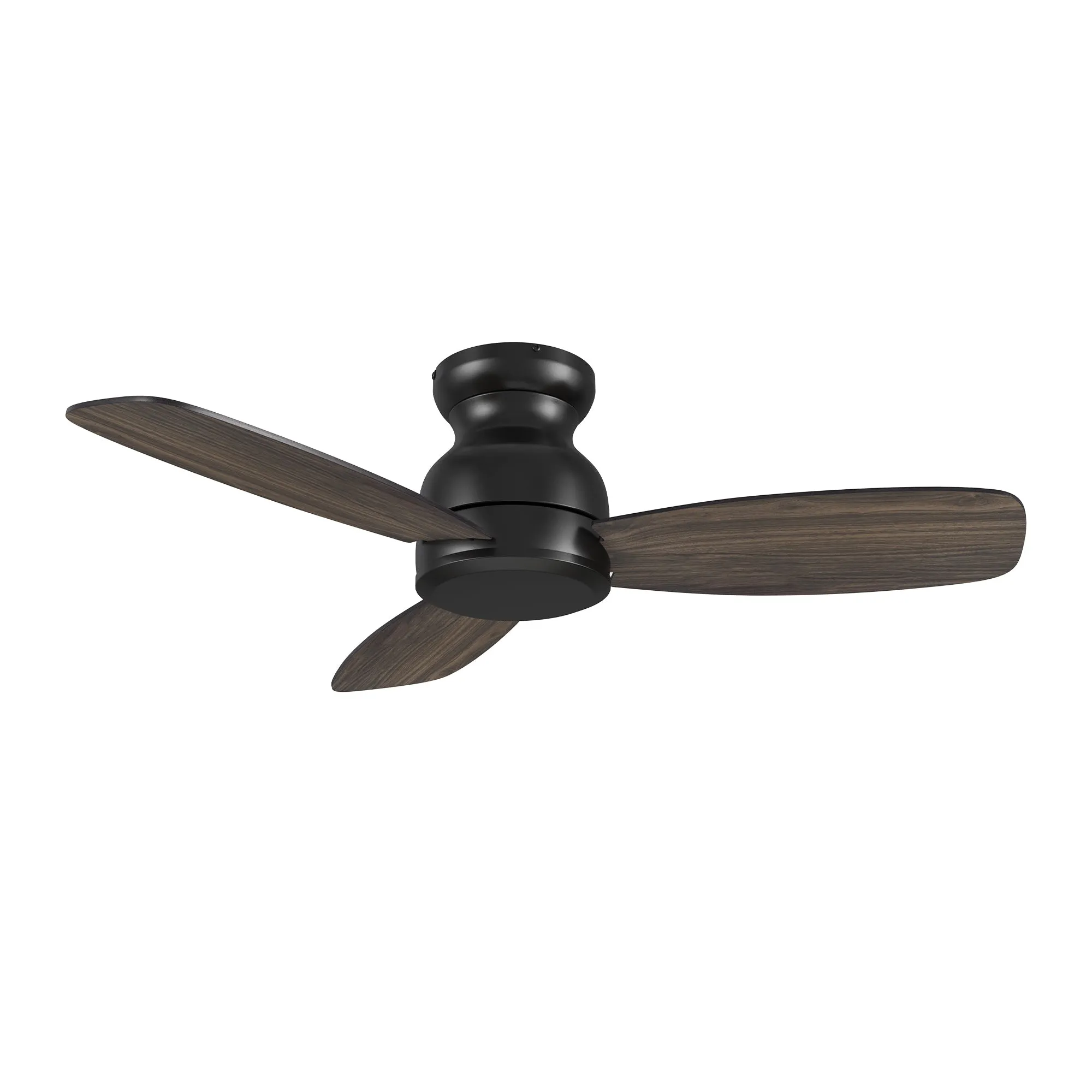 Osborn Flush Mount Modern Ceiling Fan with Remote 44 inch(NO LED)