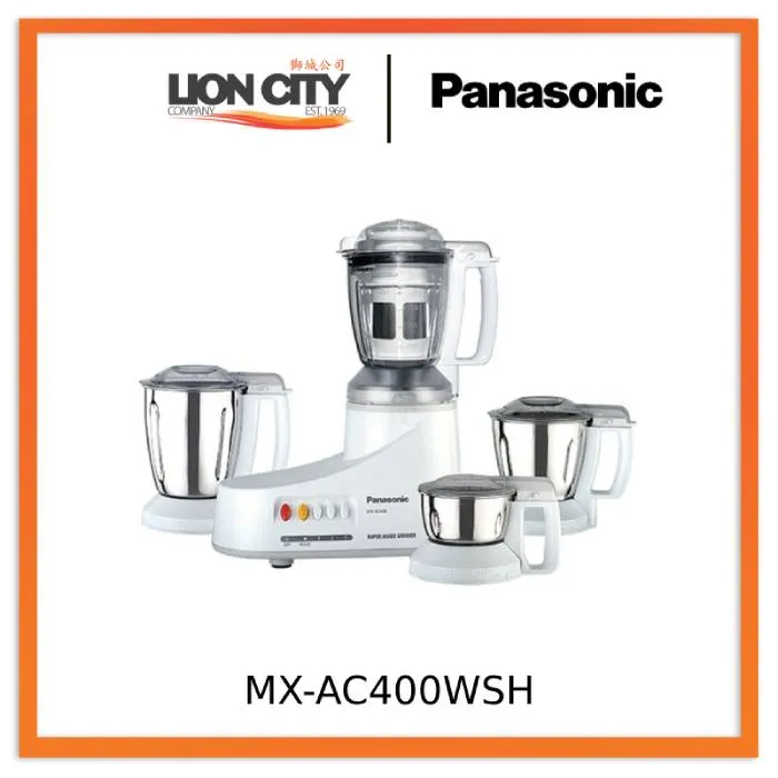 Panasonic MX-AC400WSH Mixer & Grinder 360W