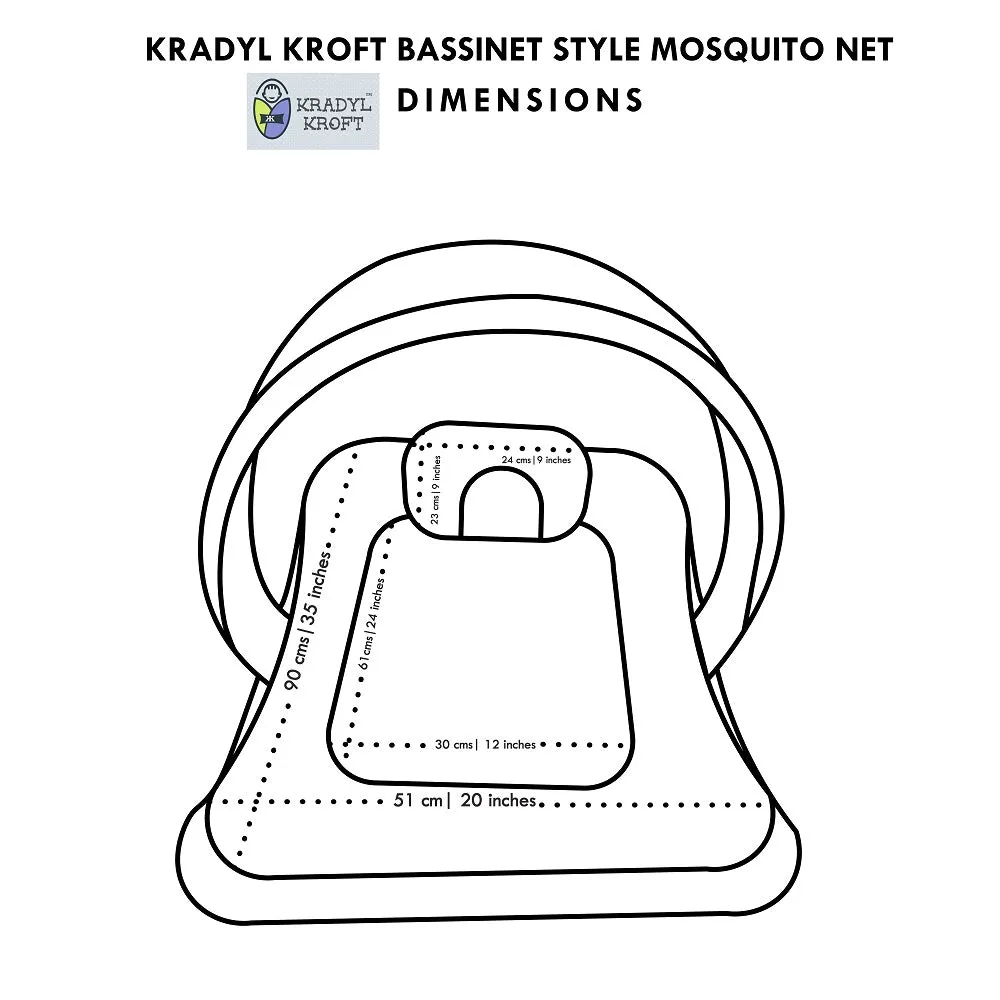 Penguin -  Kradyl Kroft Bassinet Style Mosquito Net Bedding for Infants