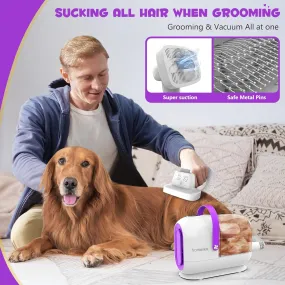 Pet Grooming Vacuum Kit: 99% Hair Suction