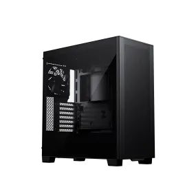 Phanteks XT Pro, Mid-Tower Gaming Chassis, High Airflow Performance Mesh, Tempered Glass Window, 1x M25-120 Black fan included,  Black 