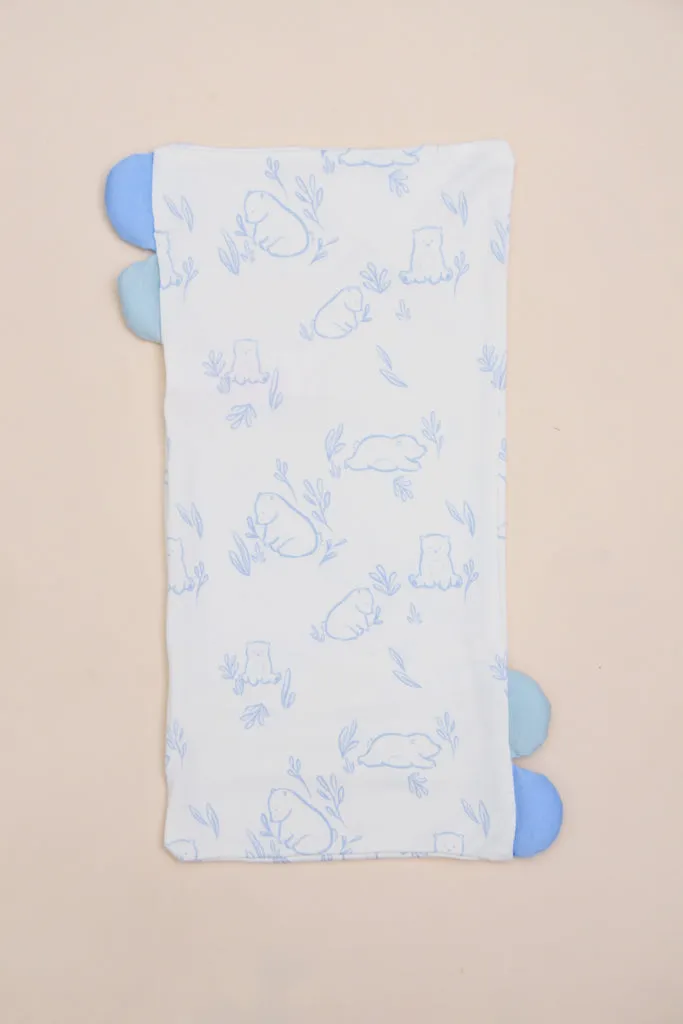 Pillow Case - Blue Beary Best (Pillow not included)