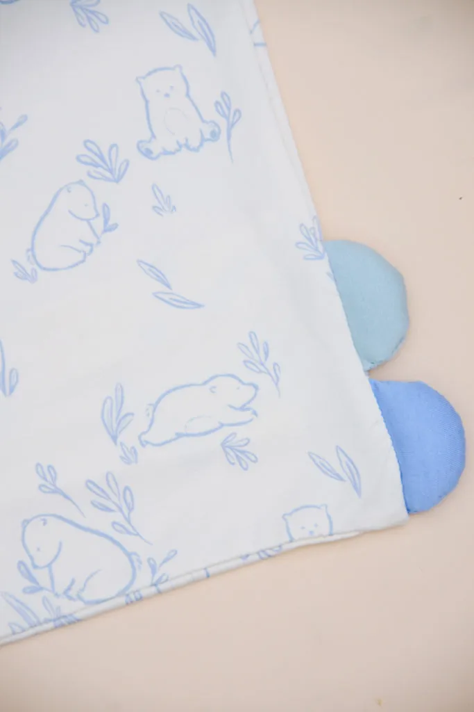 Pillow Case - Blue Beary Best (Pillow not included)