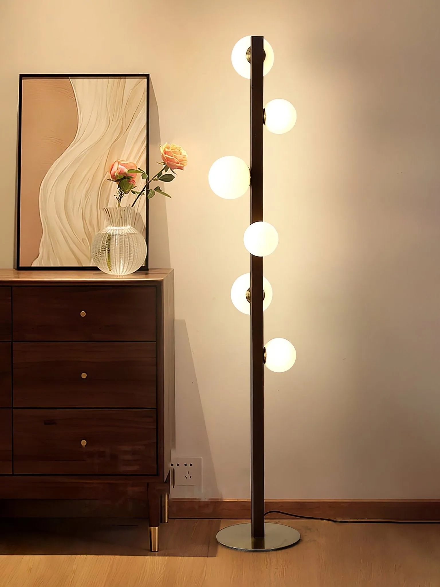 Planeta Wood Floor Lamp