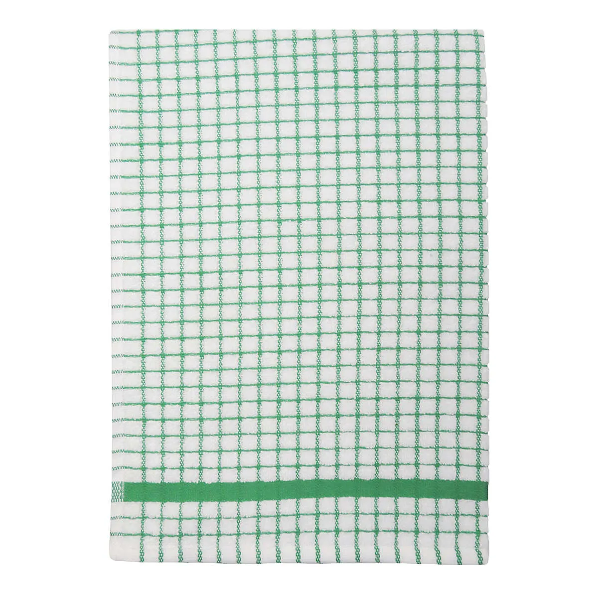 Poli-Dri Green Cotton Kitchen Tea Towel