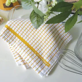 Poli Dri Honey Yellow Cotton Kitchen Tea Towel