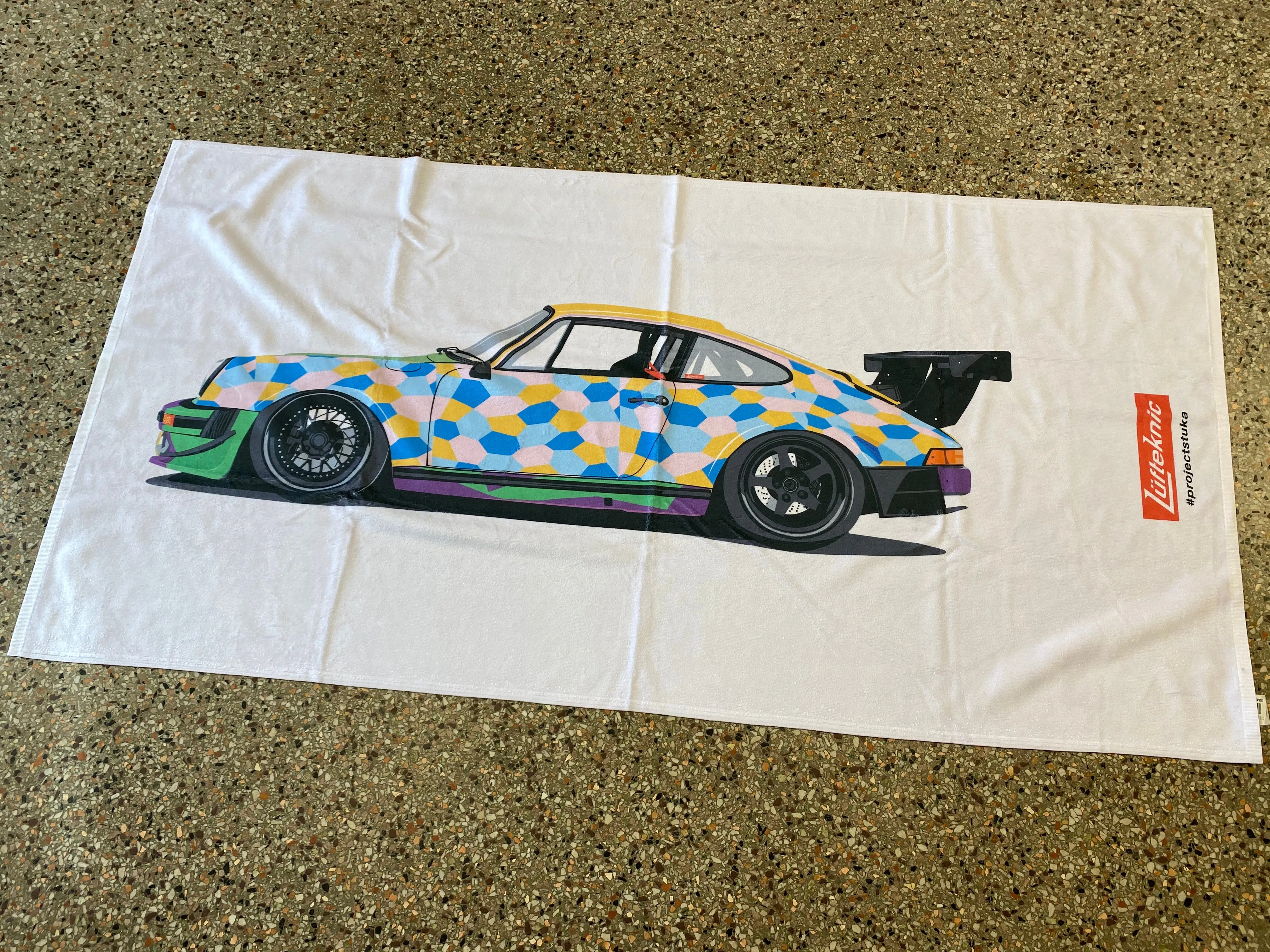 Porsche Beach towel - #projectstuka