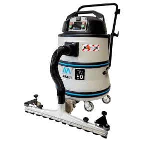 Powerful M Class Twin-Motor 80 Litre Wet/Dry Vacuum, with Floorbar - MAXVAC DV80-MBN-FB