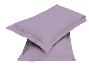 Premium Light Purple Purple Standard Size 2 Piece Set Pillow Cover 50x75cm with Super soft Brushed Fabric