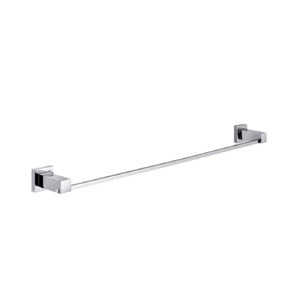 QUBI Single towel rail in Chrome