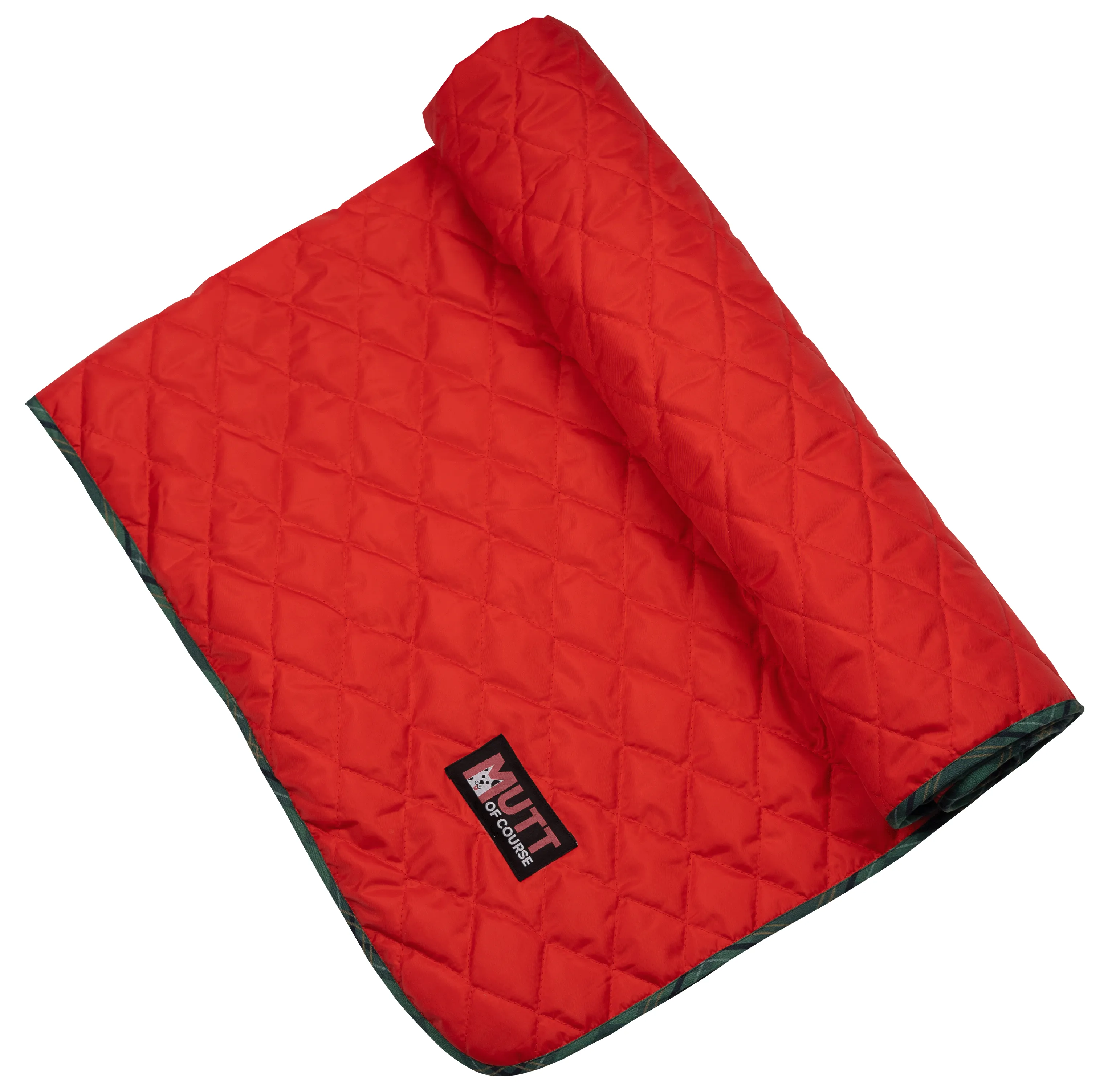 Quilted Red Blanket for Cats and Dogs