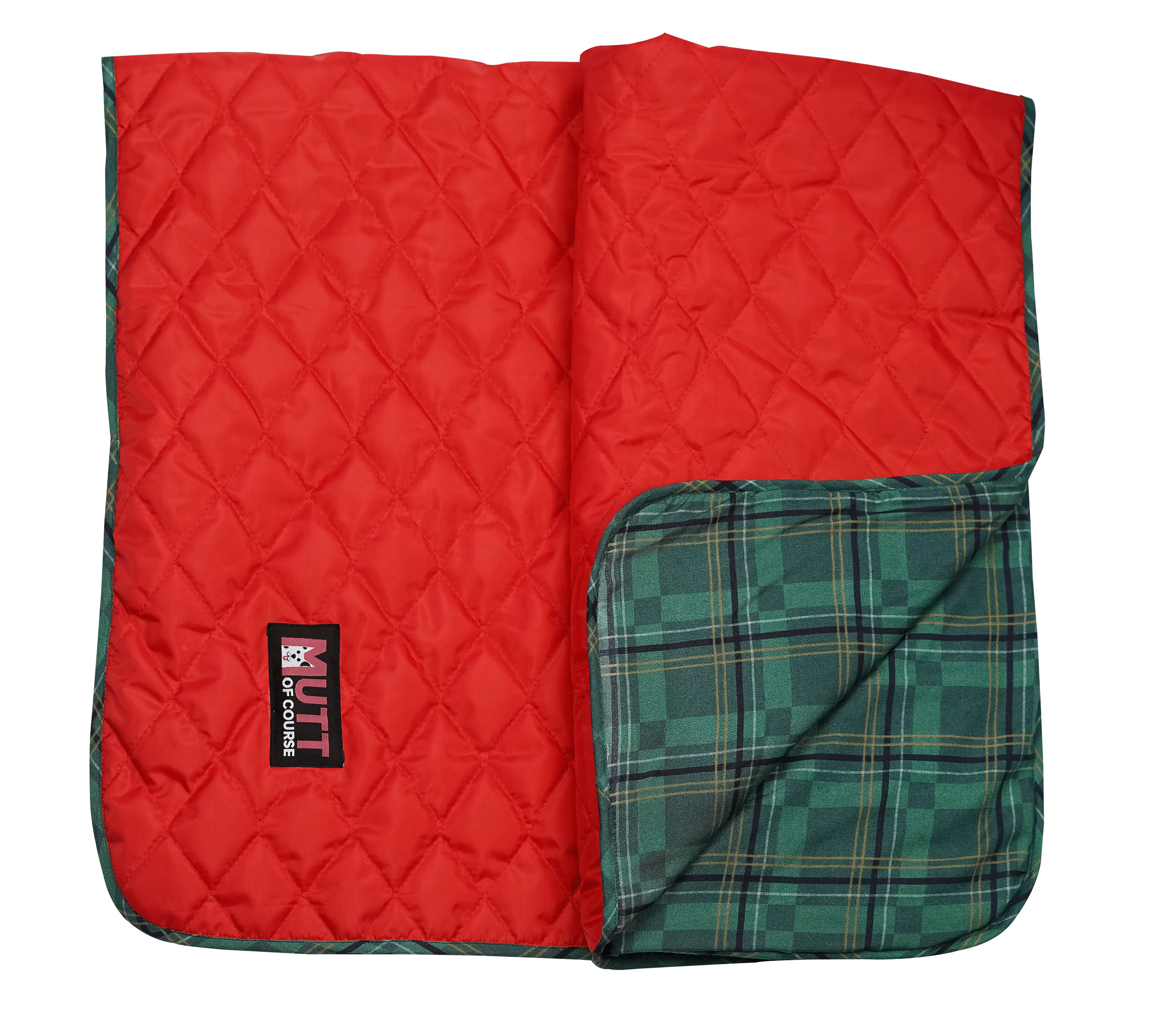 Quilted Red Blanket for Cats and Dogs