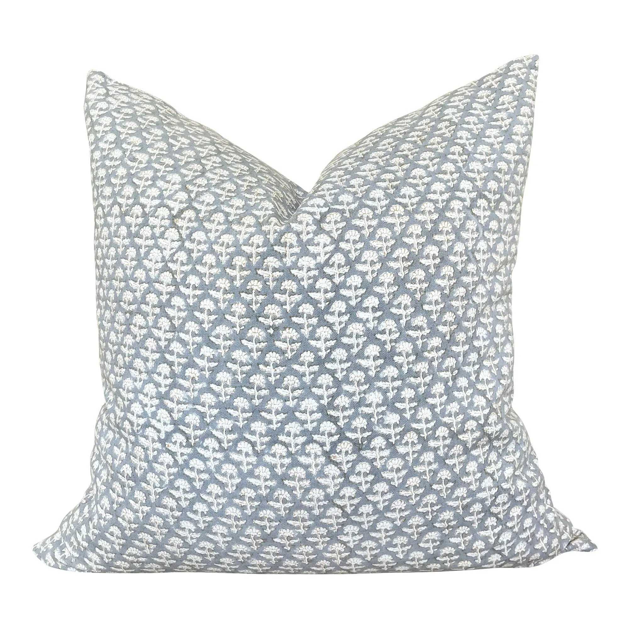 READY TO SHIP Designer Phulara Pillow Cover in Grey Mustard