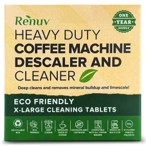 Renuv Coffee Machine Cleaner Descaler Tablets