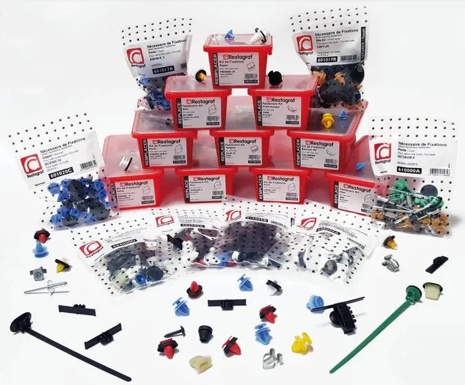 Restagraf Full Bonnet Fixings & Fasteners- Fitting Kit, Talisman (09.2015 → 04.2022) , Renault 651002530R , 65 10 025 30R