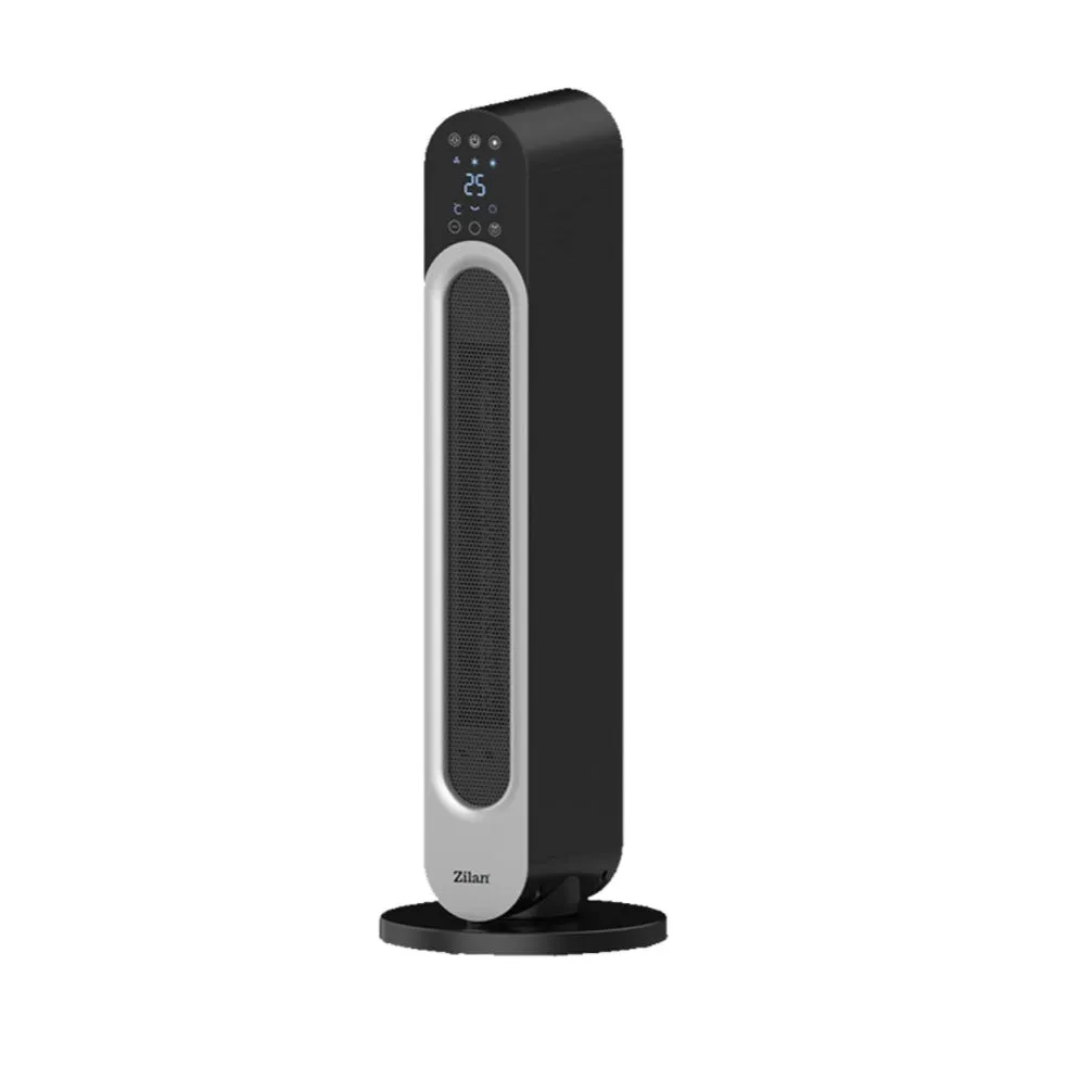 Rotating Ceramic Tower Heater With Remote