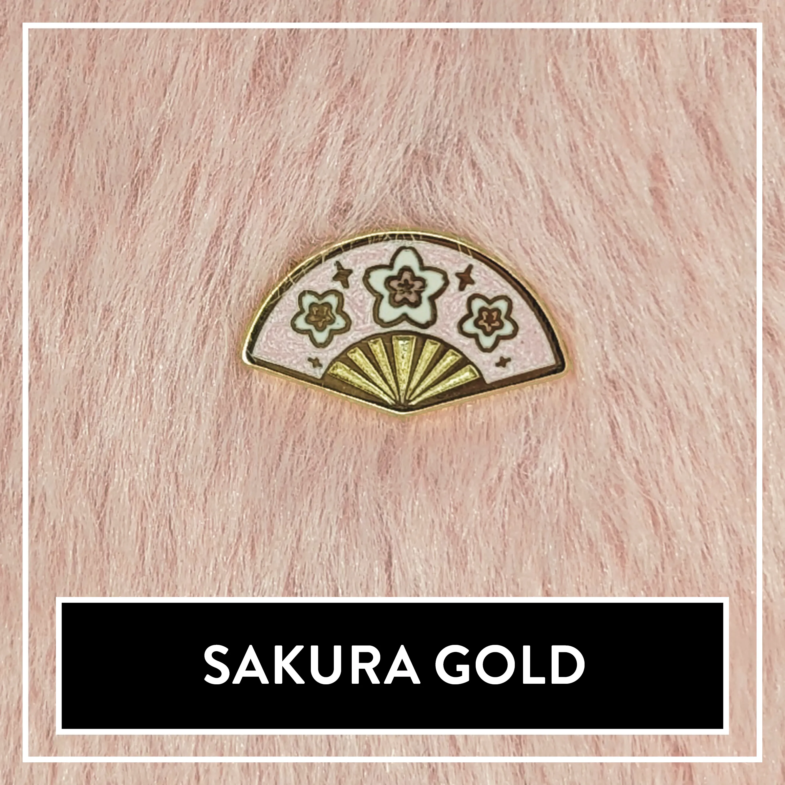 Sakura Snacks - Sakura Fan Boardfiller Mini Pin Gold