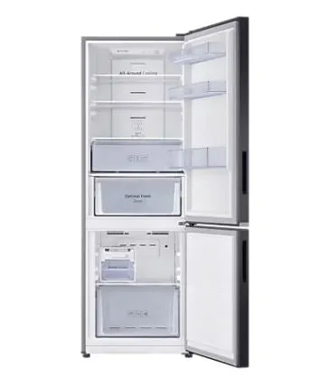 Samsung RB30N4050B1/SS 290L Bottom Mount Freezer Refrigerator, 2 Ticks