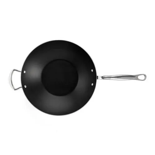 Samuel Groves Classic Non-Stick Stainless Steel Triply Wok