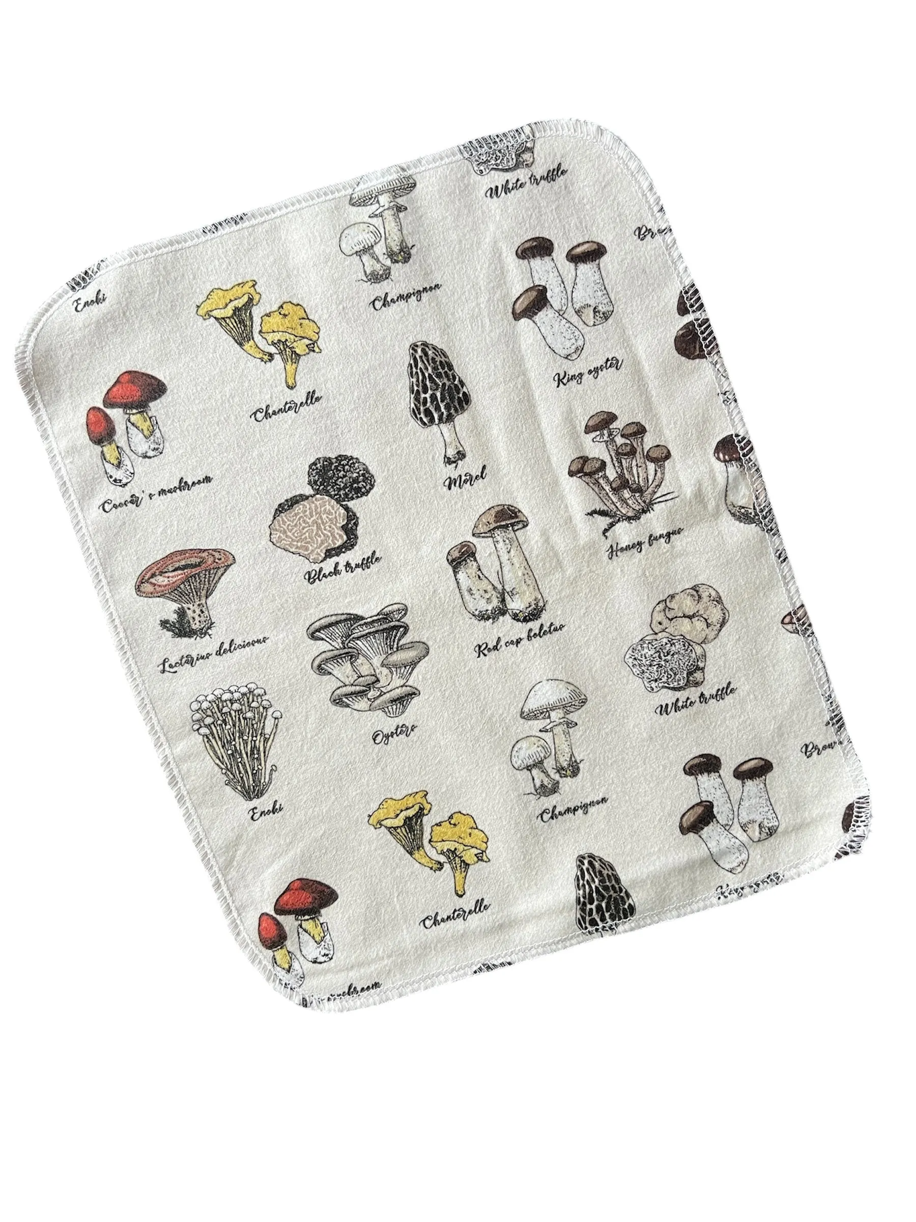 Scientific Mushrooms 1ply flannel reusable paper towel