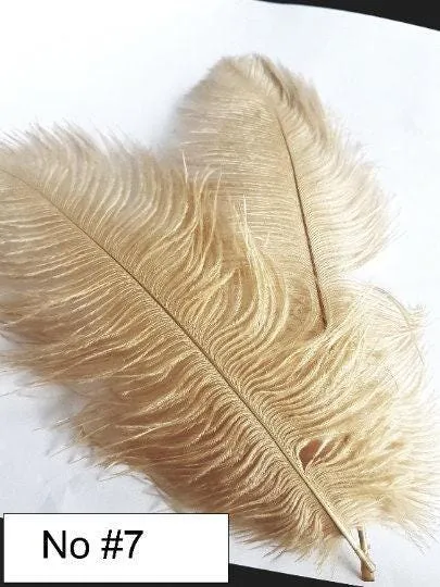 Set of 4 Feather Fan bouquets, Ostrich feathers,Great Gatsby wedding style 1920's - any colour as custom made