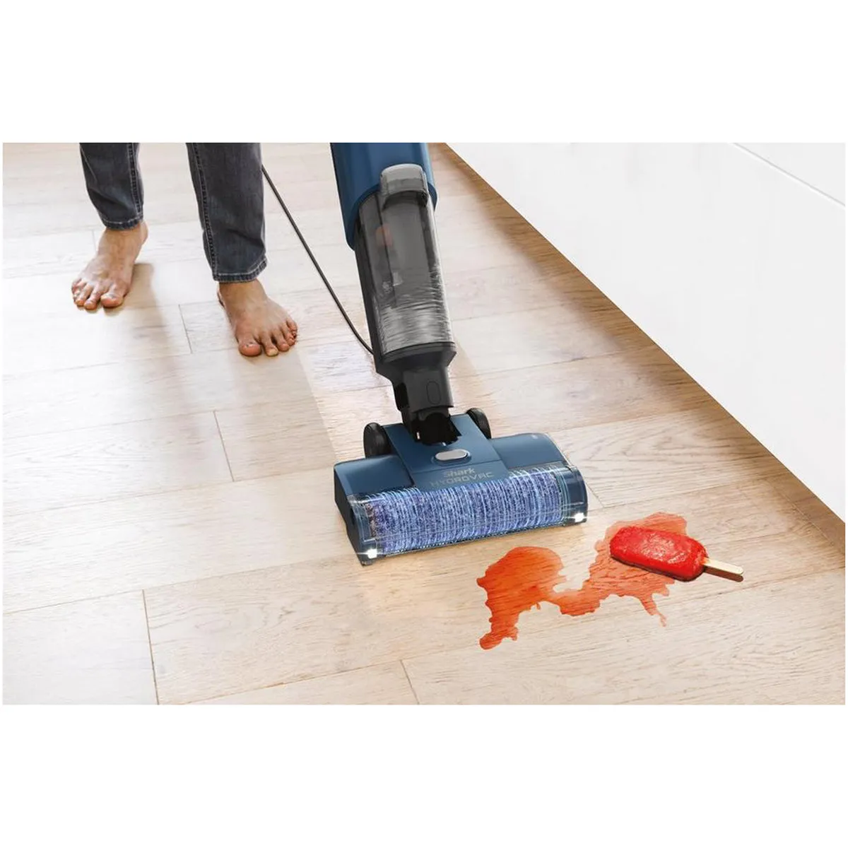 Shark WD110UK HydroVac Wet & Dry Hard Floor Vacuum Cleaner - Navy Blue