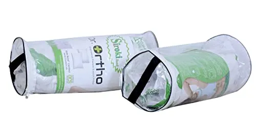 Siroki Bond orthopaedic Microfiber Sleeping pillow with Roll Vacuum Packing Pack of 2