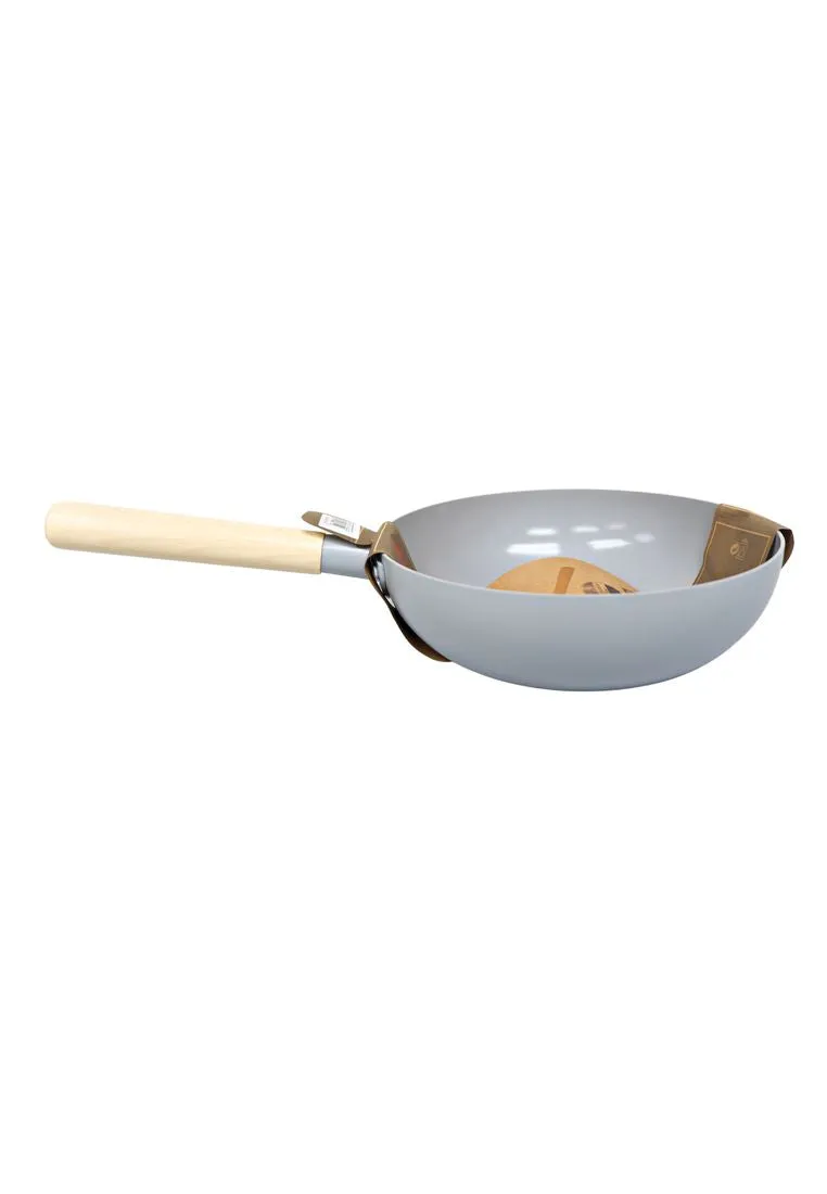 Slique Ceramic Wok Pan - Gray