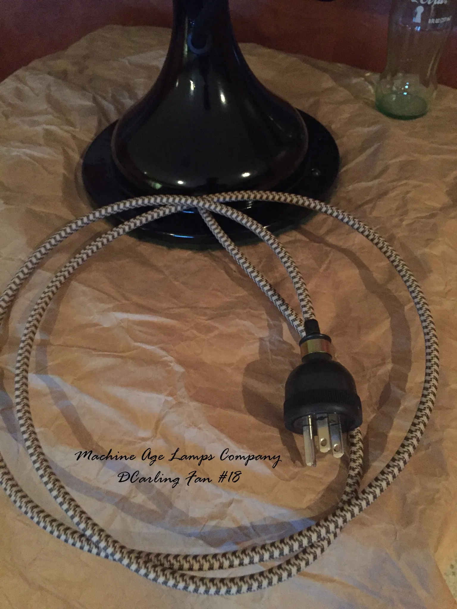 Steampunk Vintage Century Fan Lamp Light , # DC18