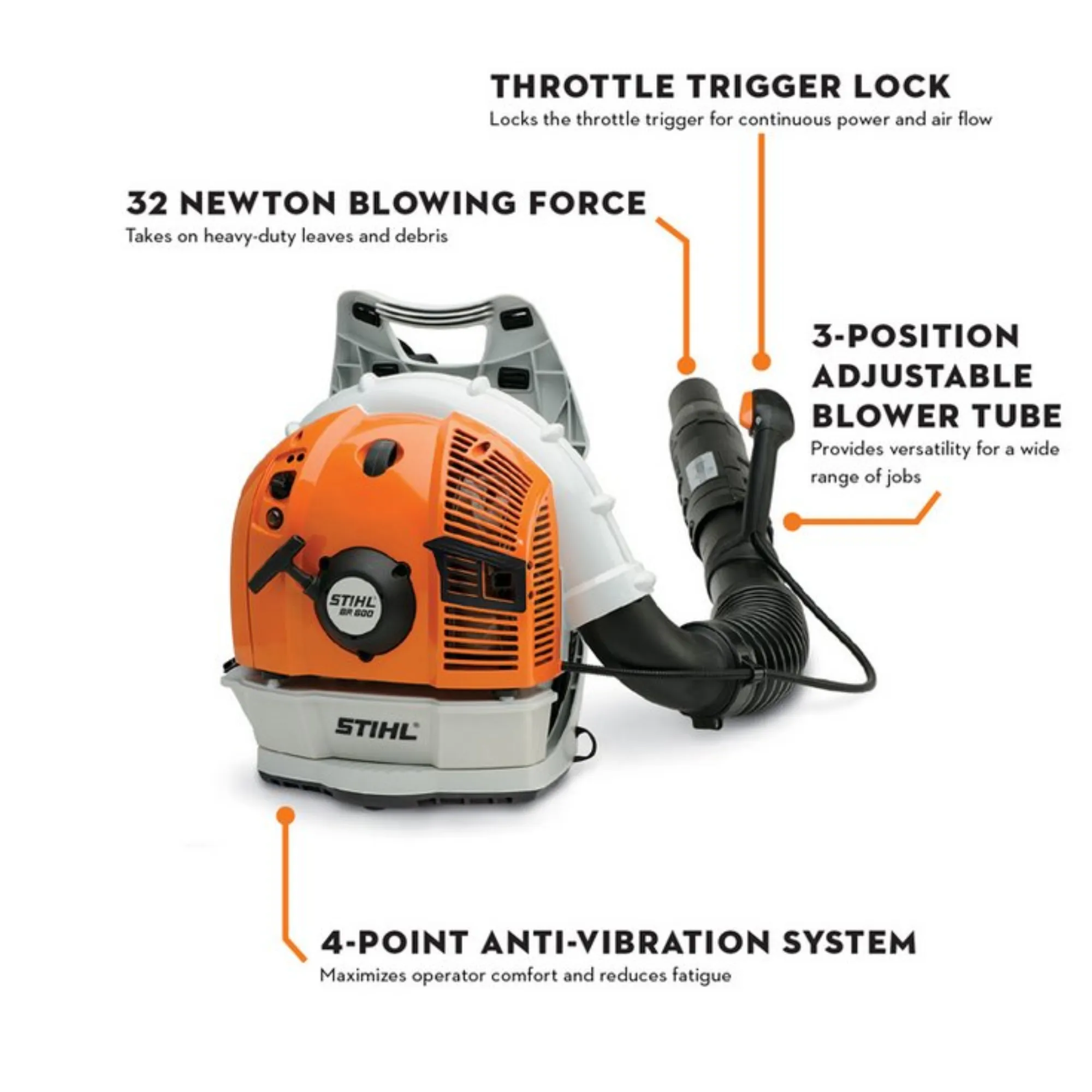 STIHL BR 600 Gas Powered Backpack Blower