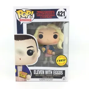 Stranger Things Eleven with Eggos Blonde Wig Limited Chase Edition POP Vinyl Figure by Funko