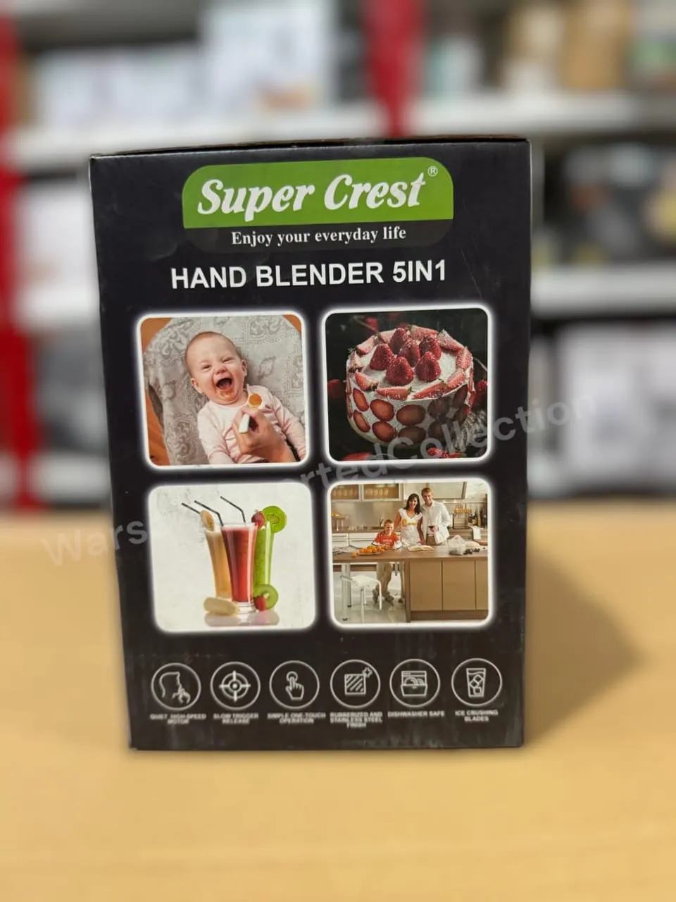 Super Crest 5 in 1 Hand Blender Set SCT-7008