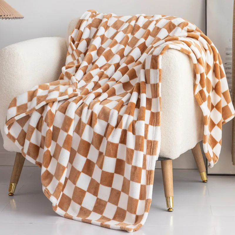 Super Soft Checkered Blanket