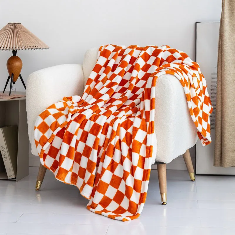 Super Soft Checkered Blanket