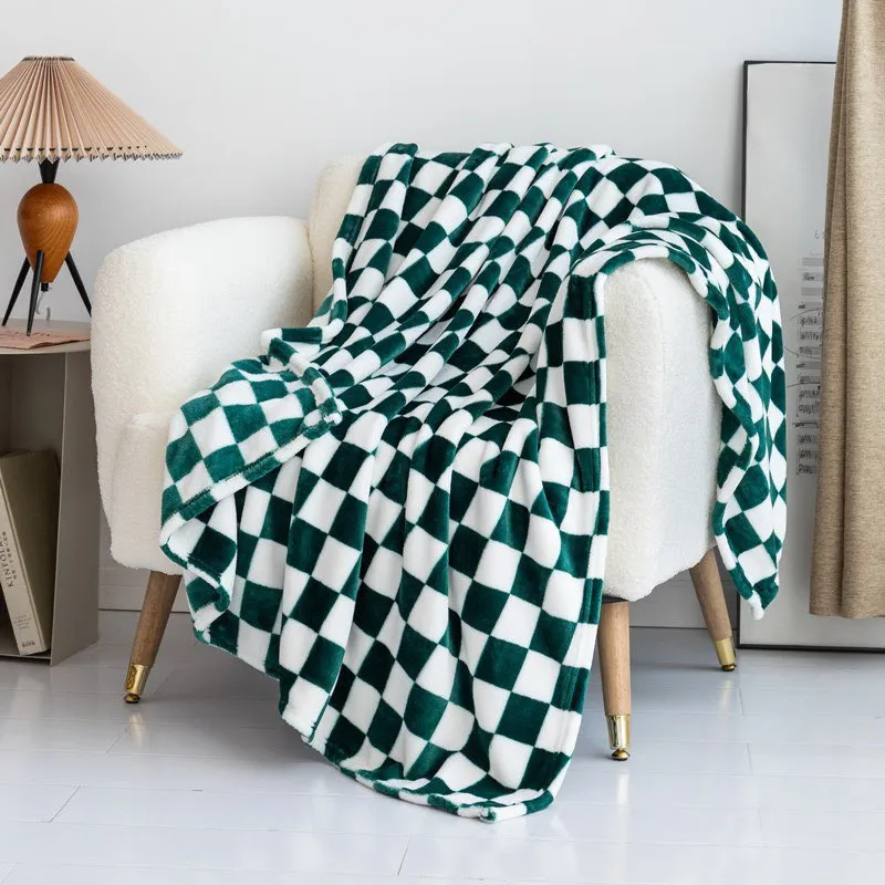 Super Soft Checkered Blanket