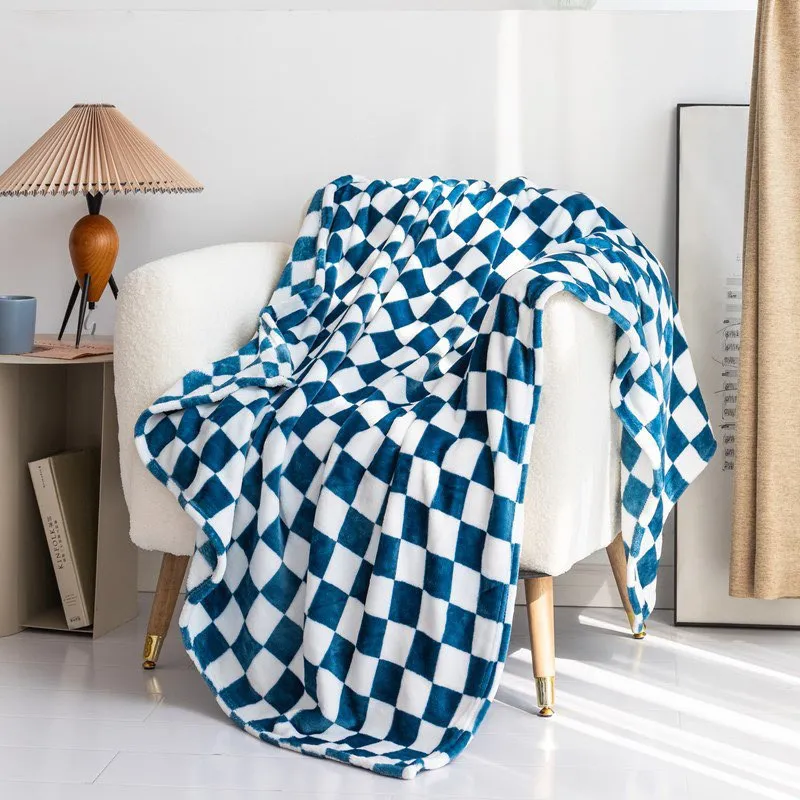 Super Soft Checkered Blanket